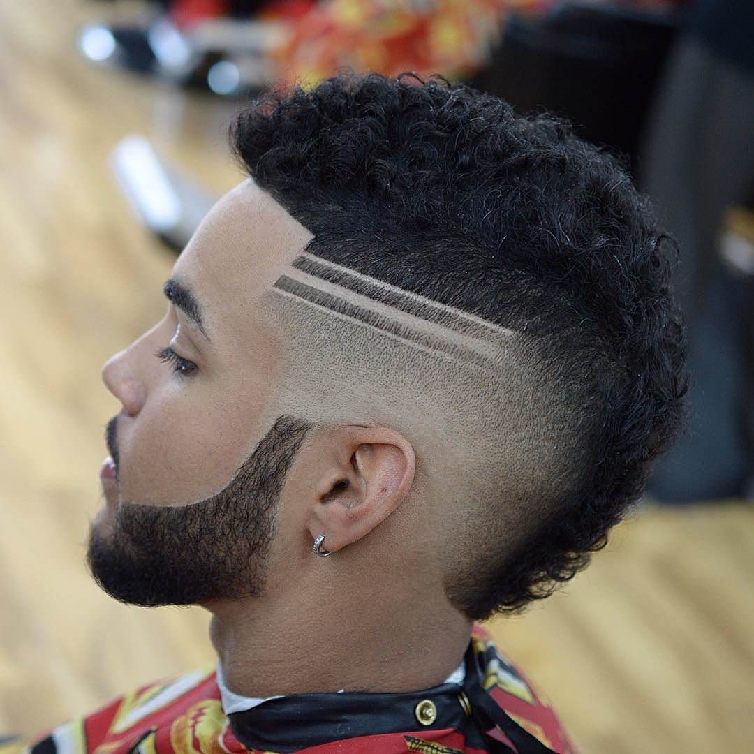 mohawk fade