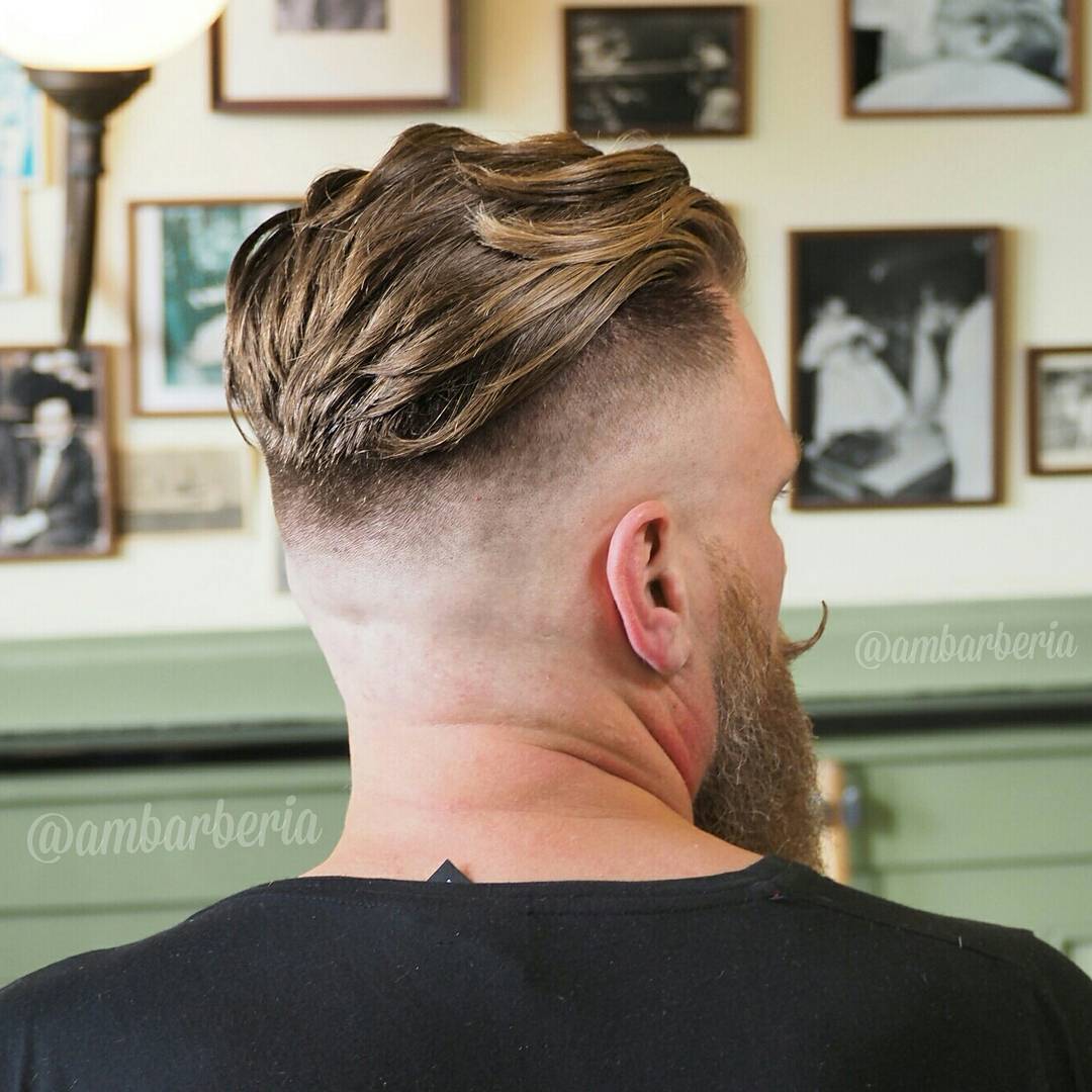 long hair undercut back