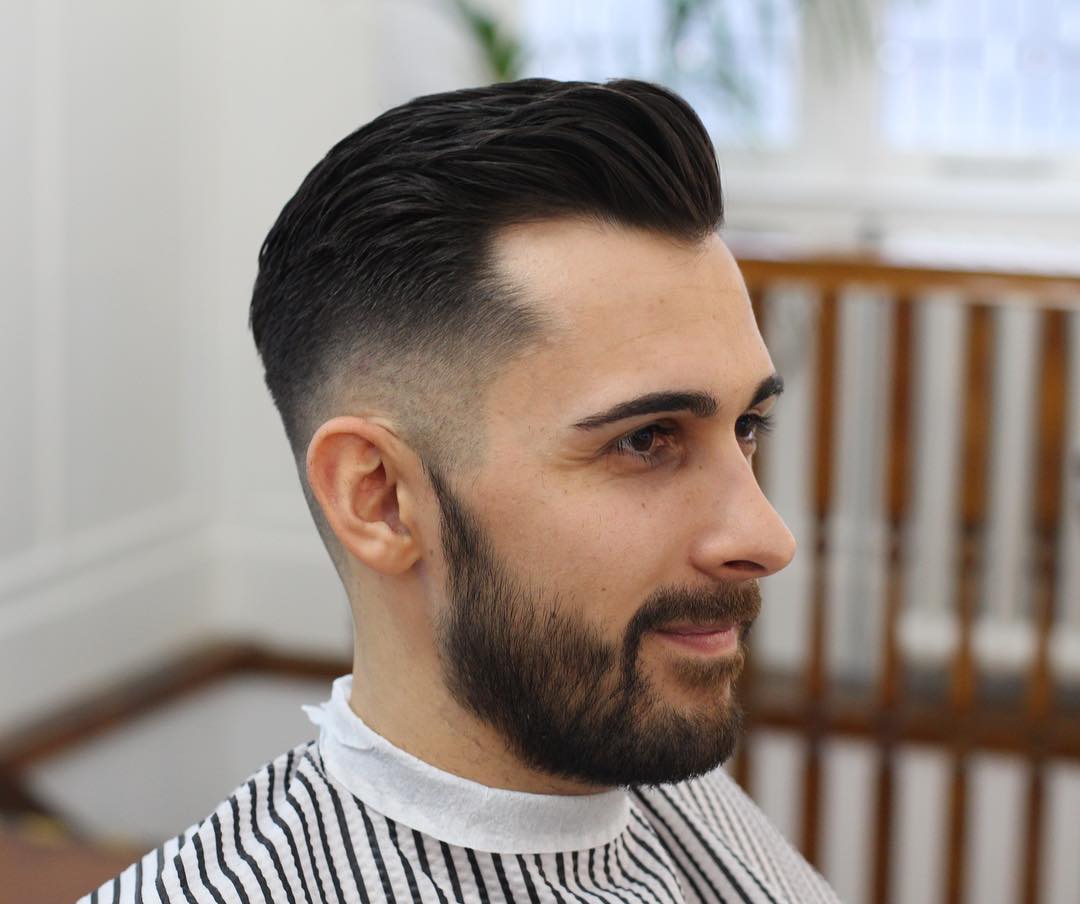 undercut hairstyle for high hairline