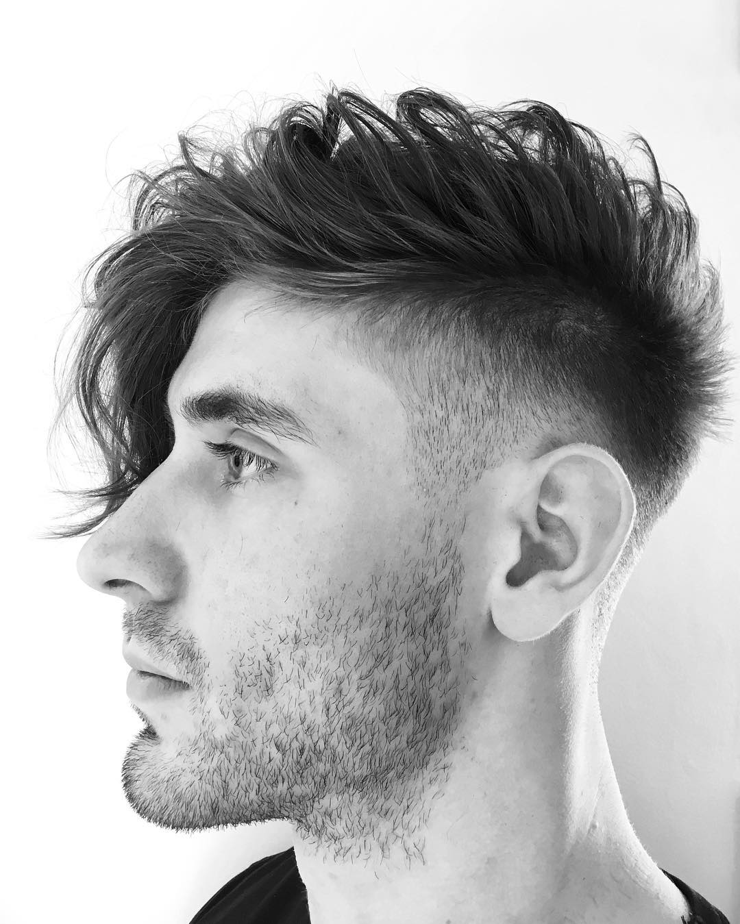 Mens Short Hairstyles With Long Fringe 101