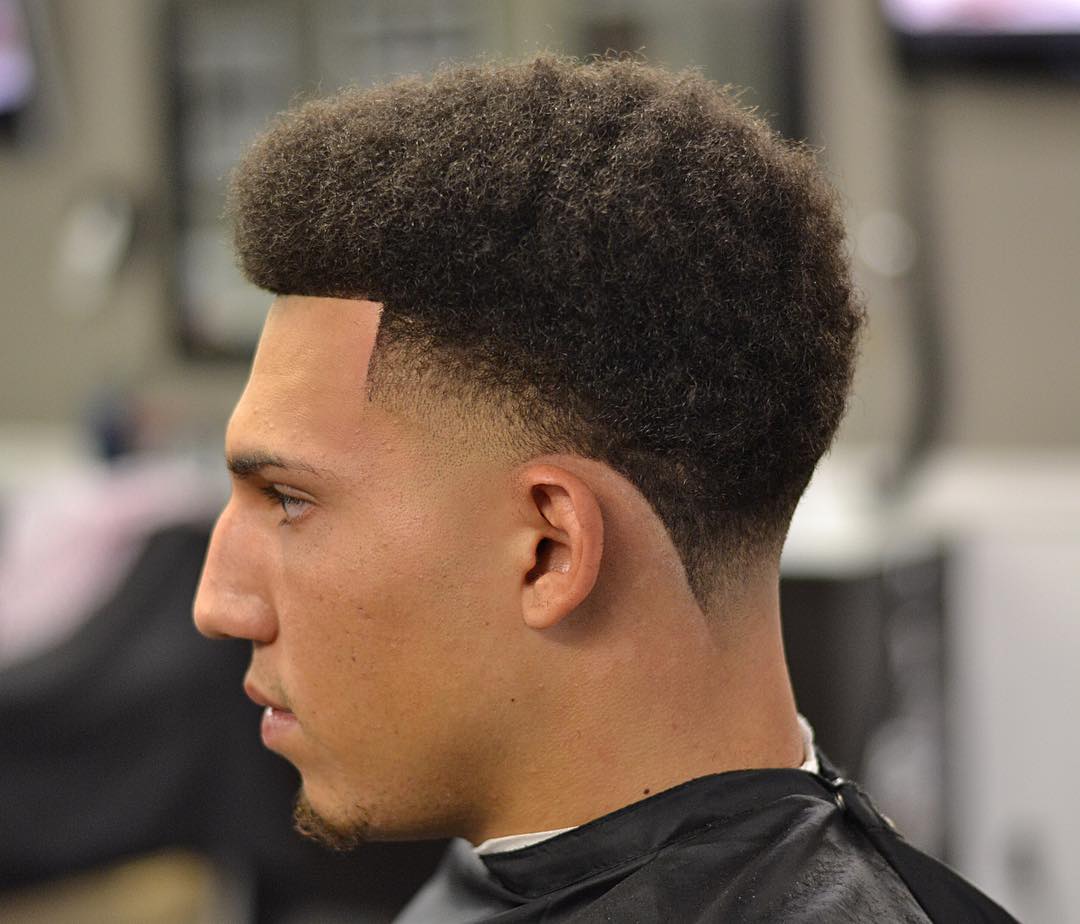 Afro Fade Haircut Black Men