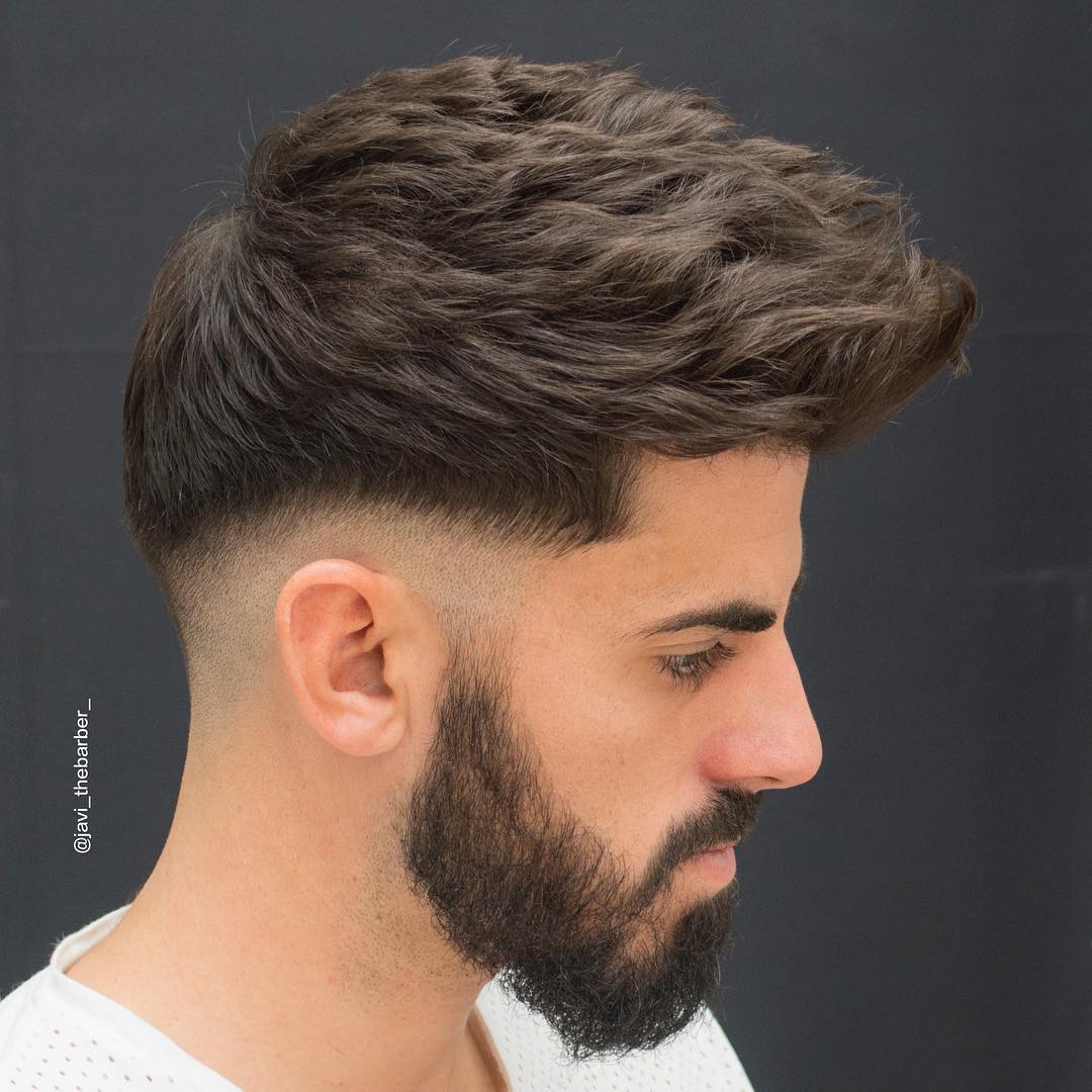 javi_thebarber_ corte de pelo con textura gruesa para hombres 2017 nuevo