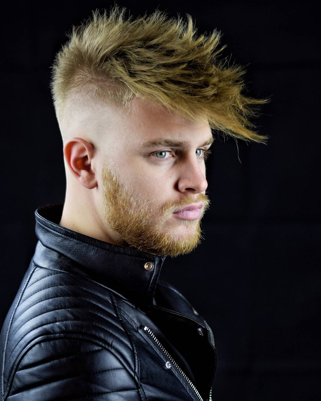 Cool spiky men's haircut