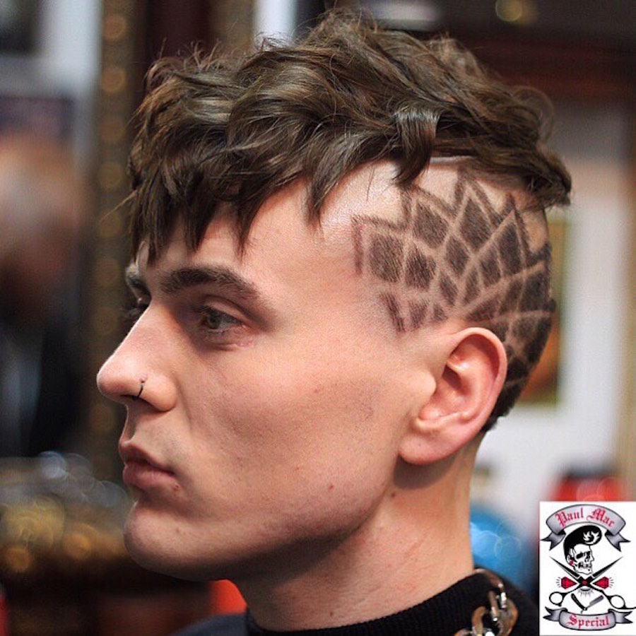 paulmacspecial_and cool hair design undercut with thick textures 2017 new