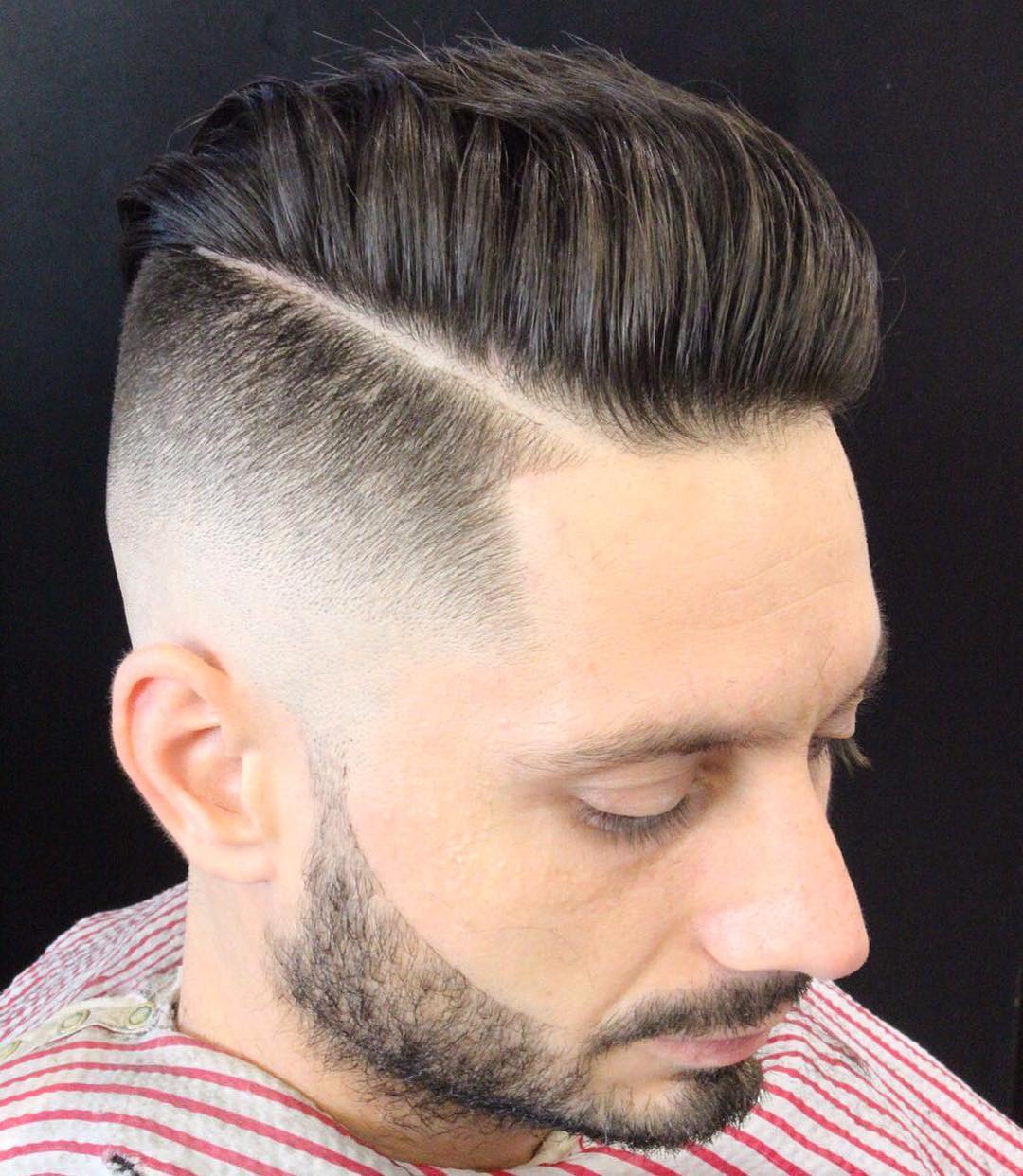 gregorymaxbarber high skin fade haircut medium length hairstyle men