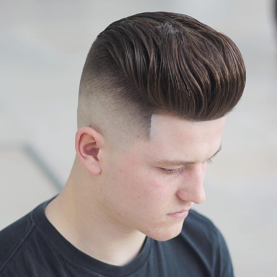 bald razor fade