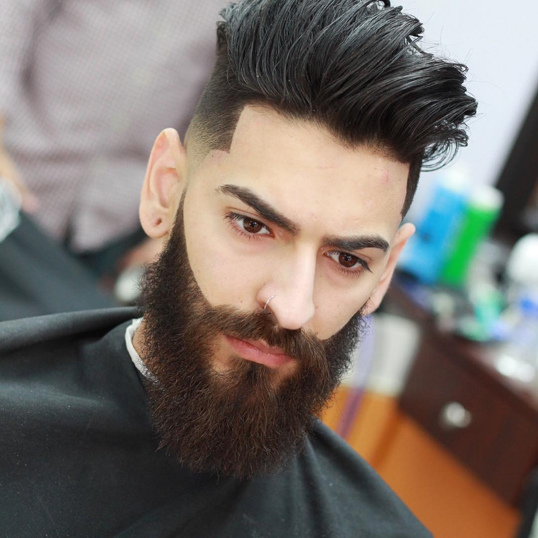 pjabreu short sides long on top mens hairstyle