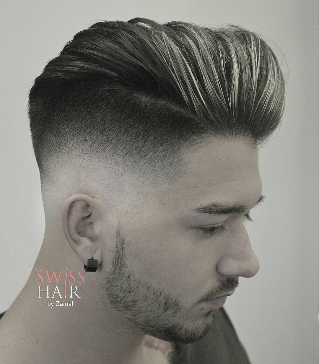 swisshairbyzainal skin fade mens haircut