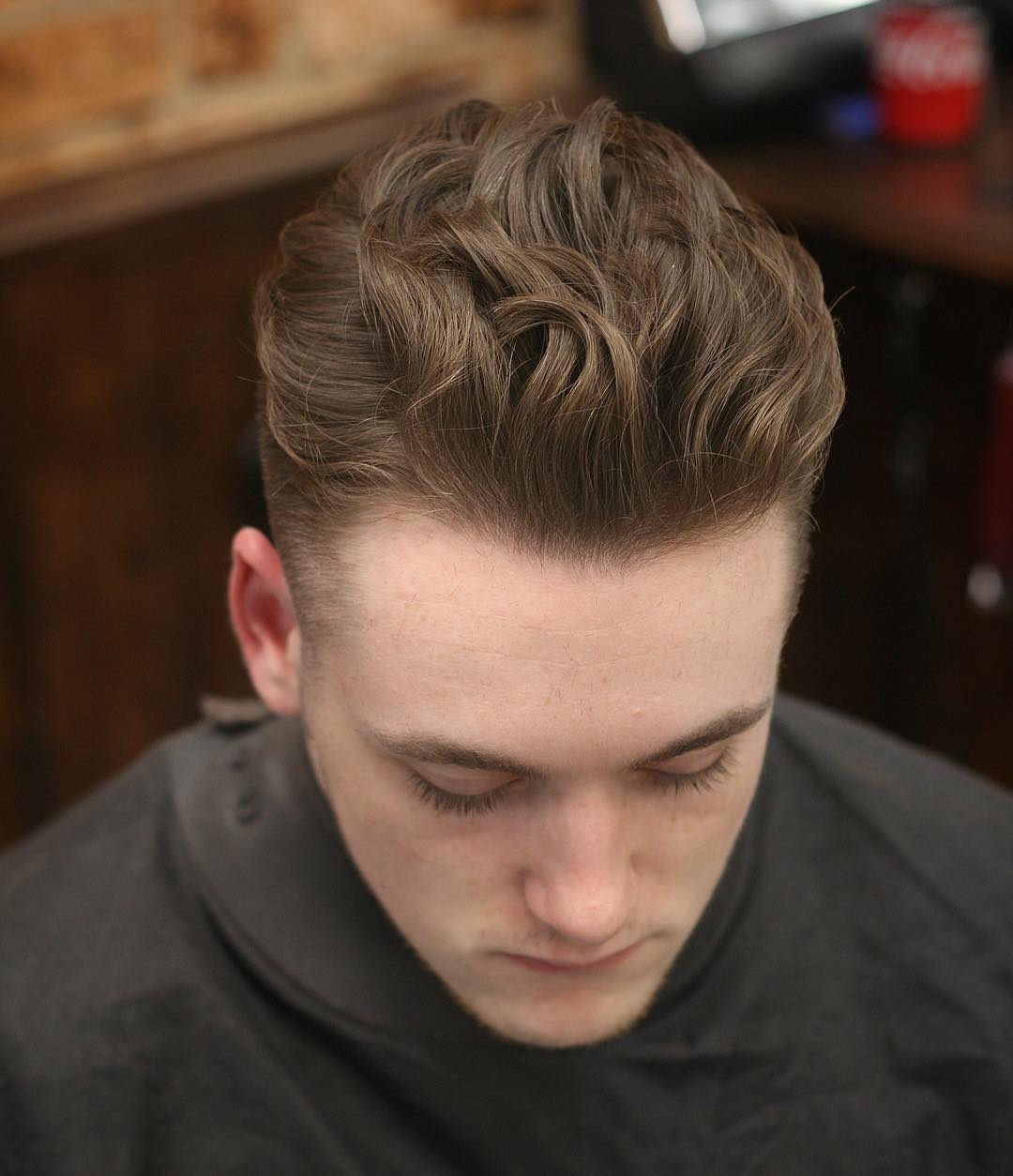 Medium length mens haircut