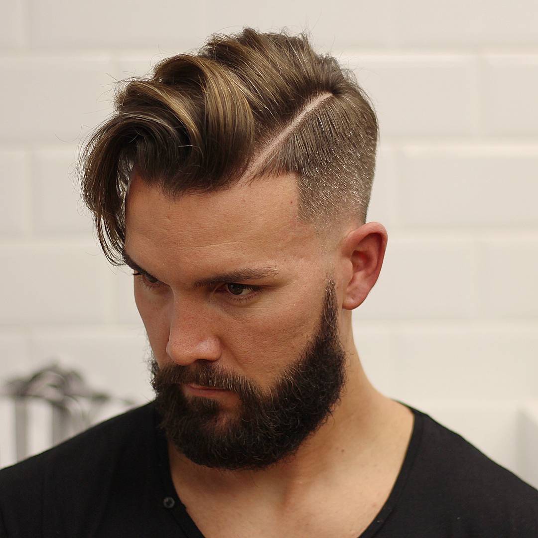 medium hairstyles men