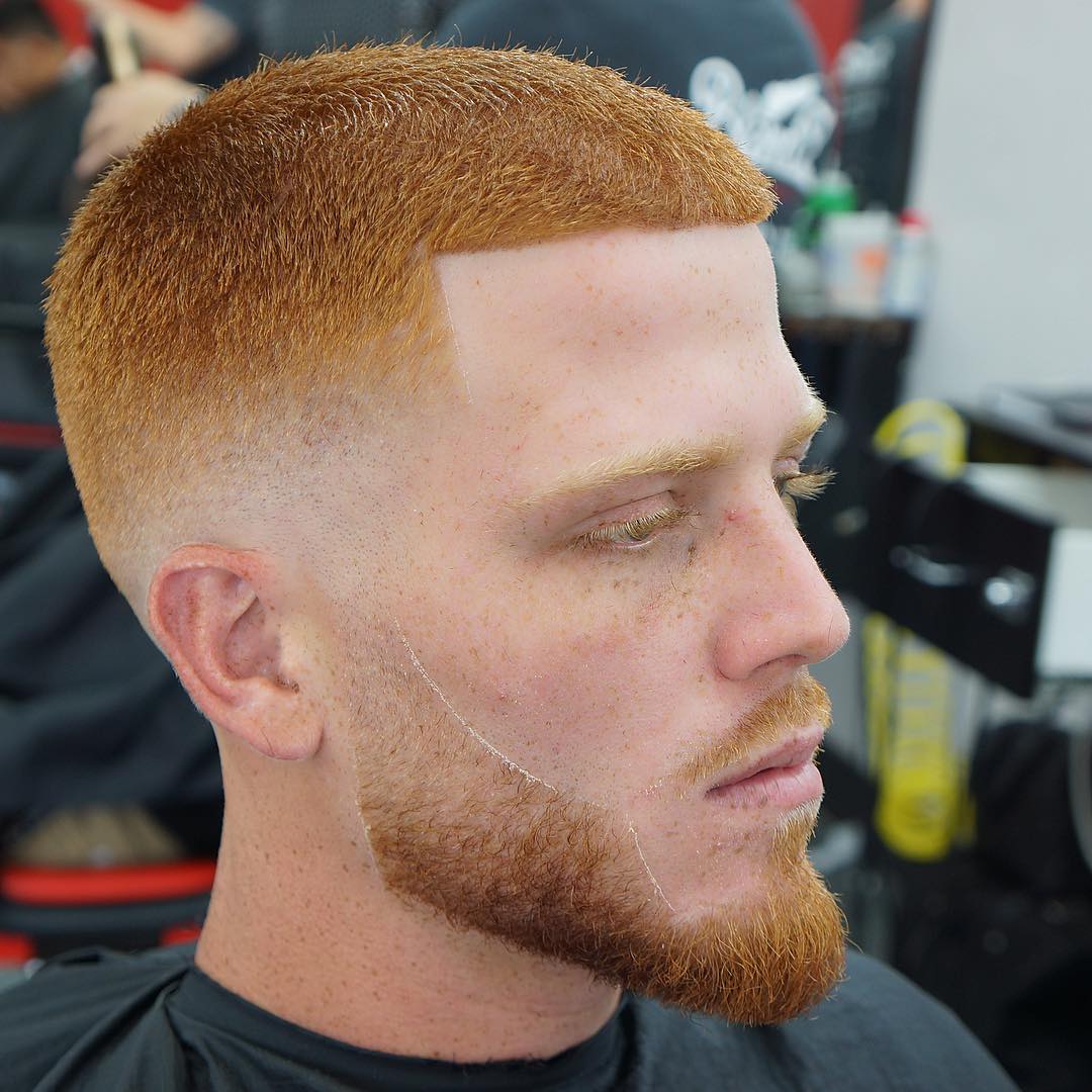 Men's short hair ideas - Buzz cut and drop fade