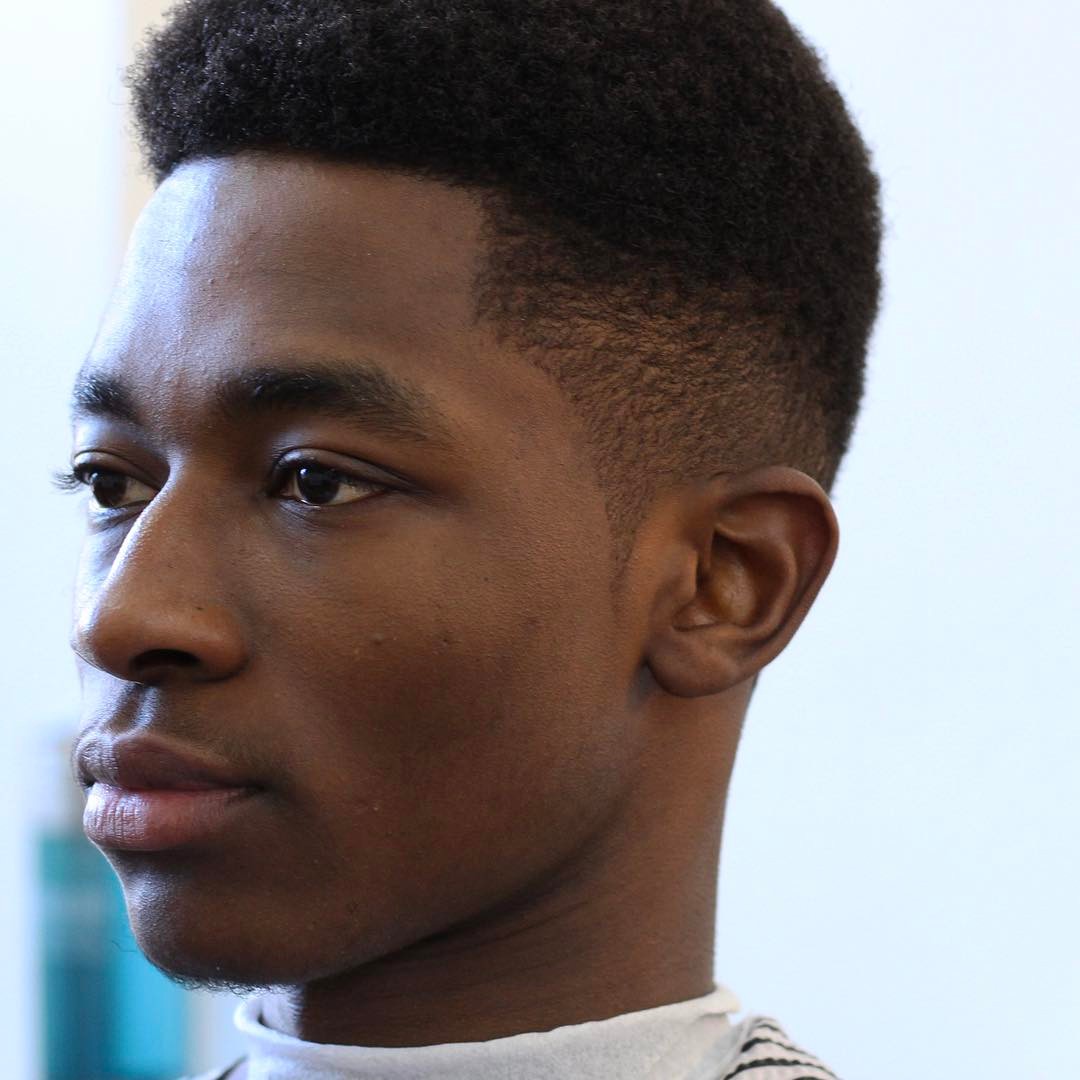 Cool short fade haircuts for Black guys
