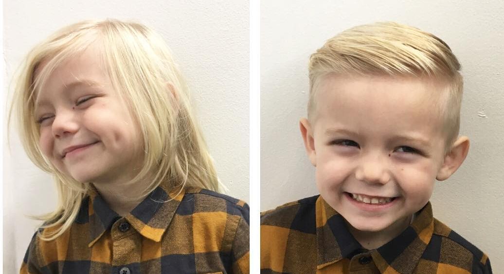 undercut hairstyle toddler boy