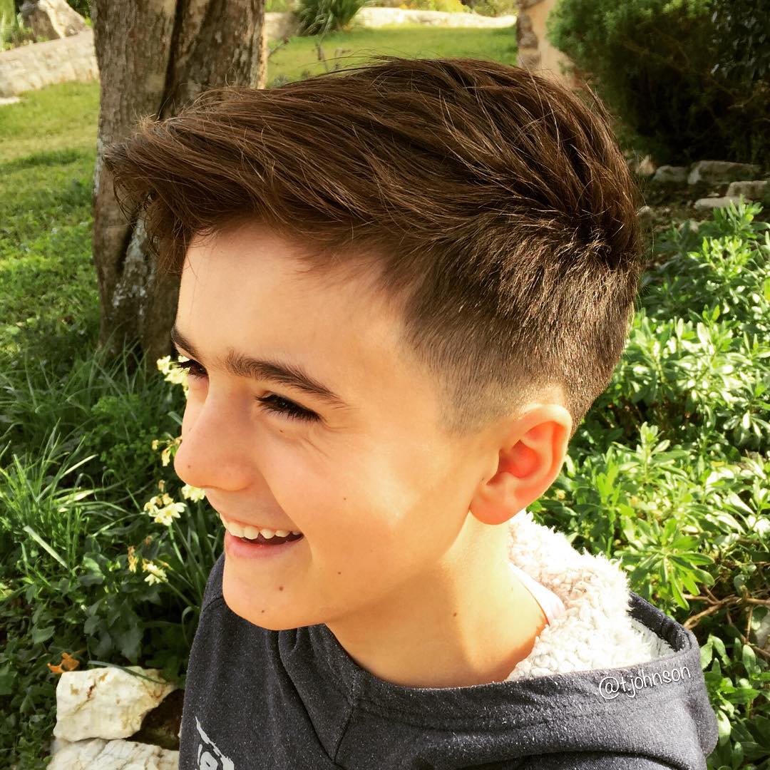 25 Cool Haircuts For Boys 2018