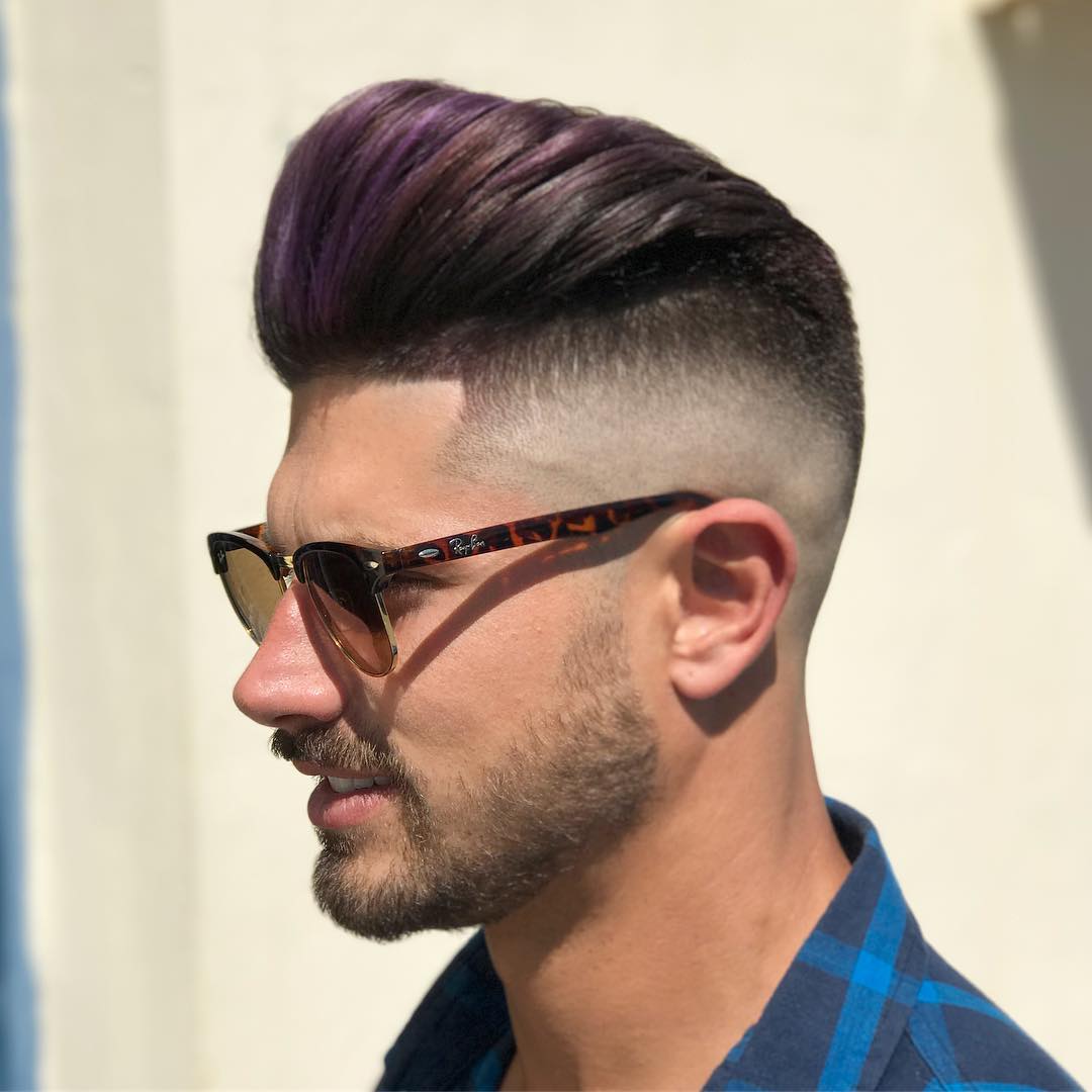 Mens pompadour hairstyle