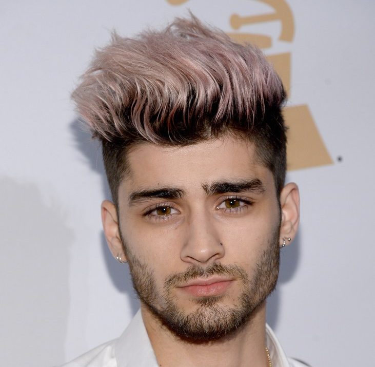 zayn malik pink hair