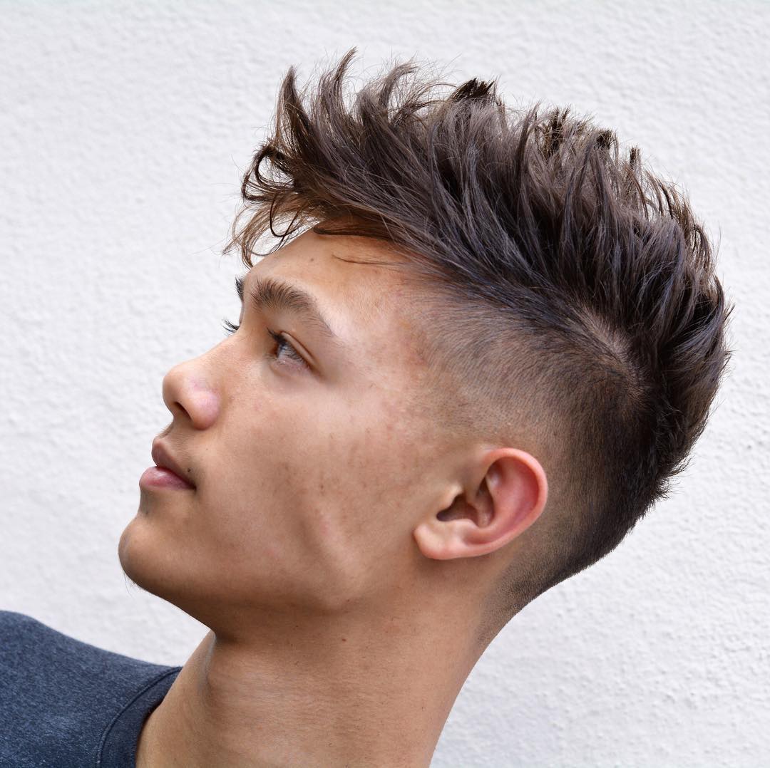 mohawk fade hairstyle for men