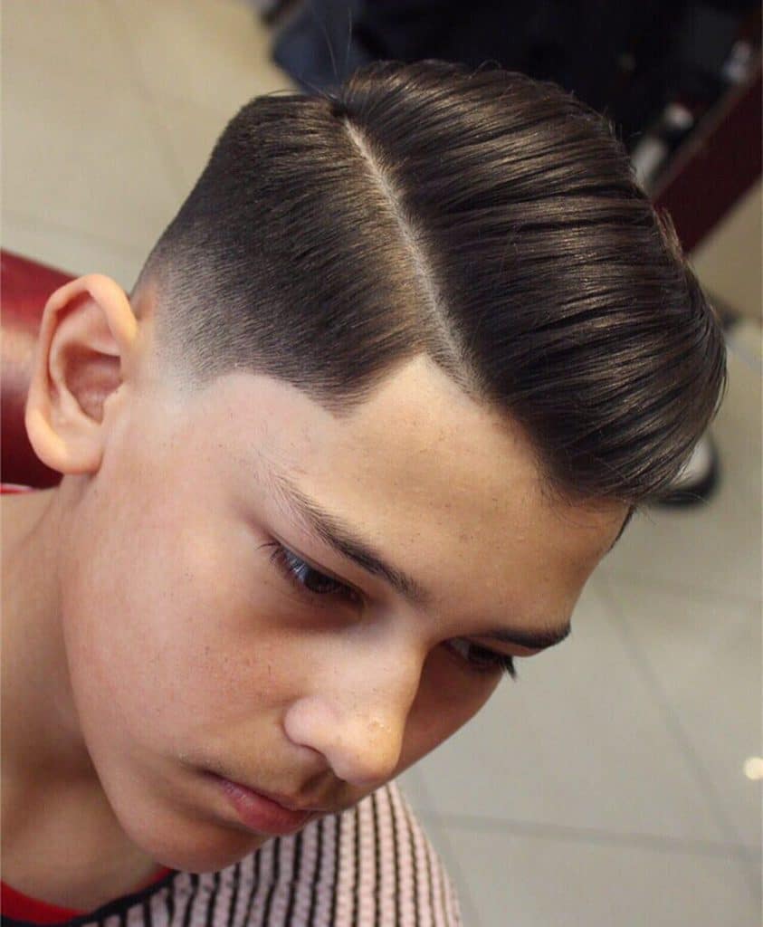 Side Comb Haircut