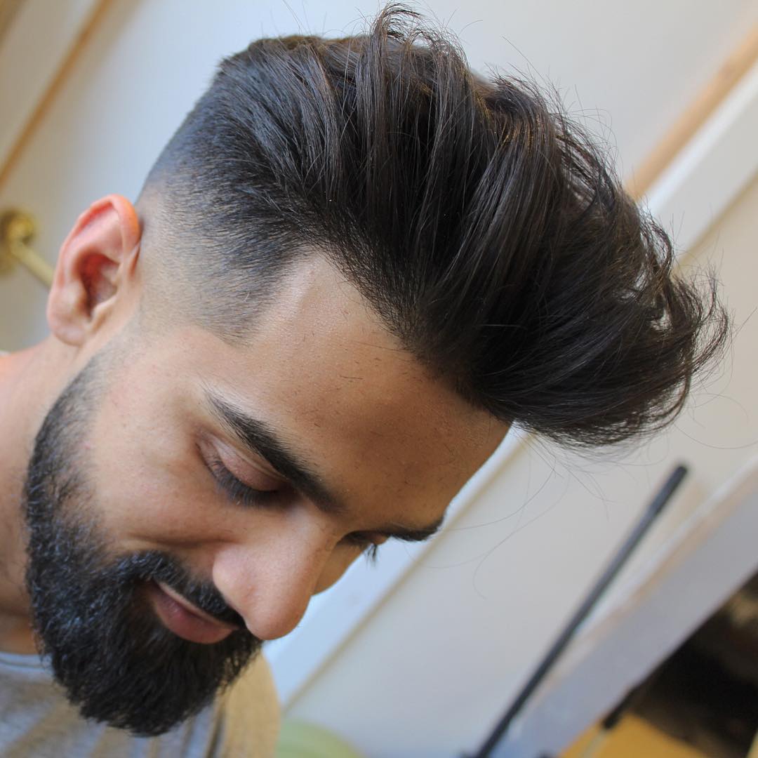 Pompadour hairstyle