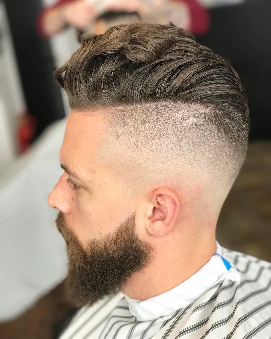 Undercut Pompadour Hairstyle For Men