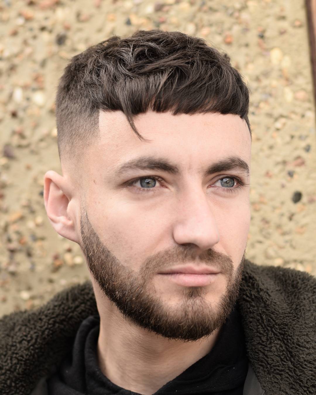 Image of Caesar blunt haircut for men