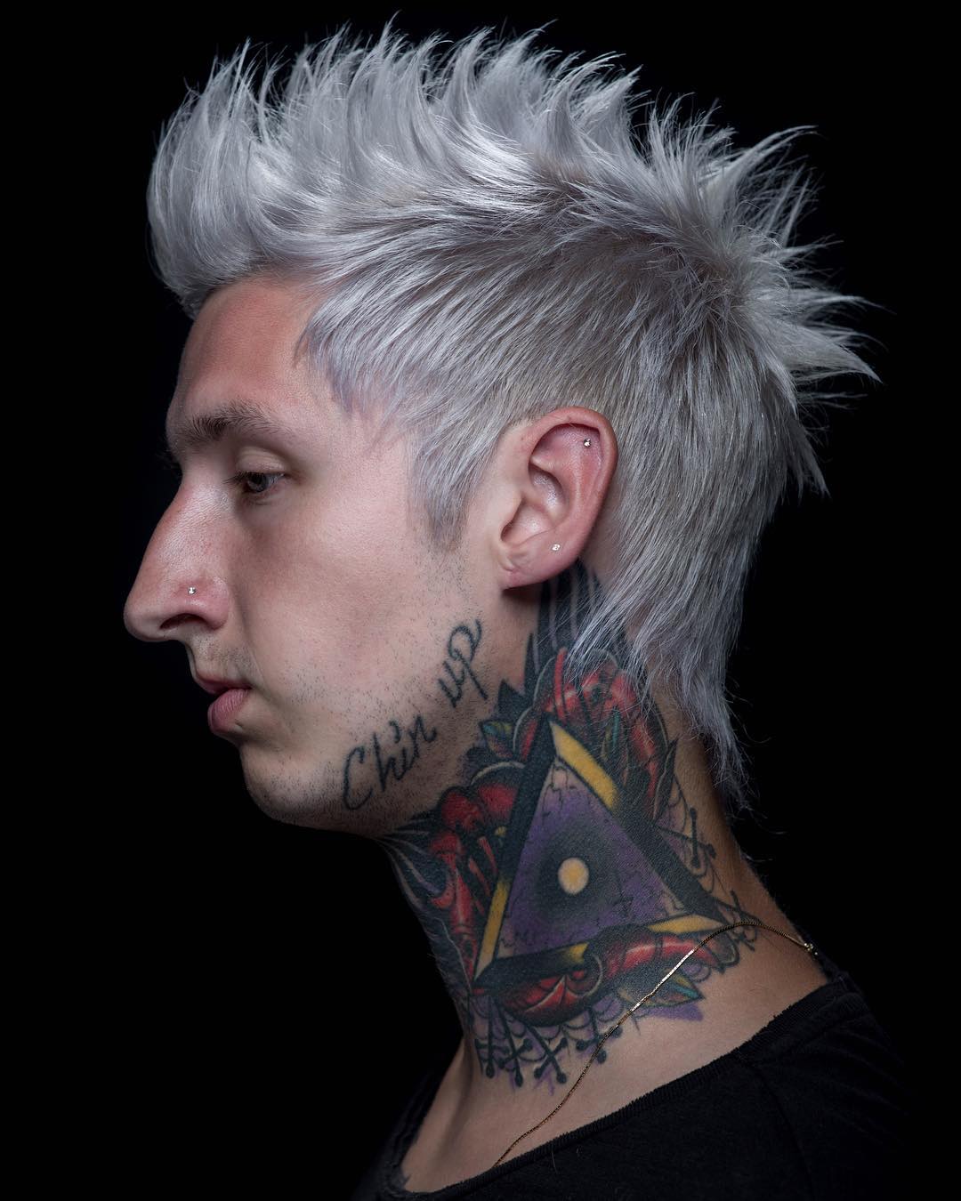 andrewdoeshair spiky rocker haircut for men