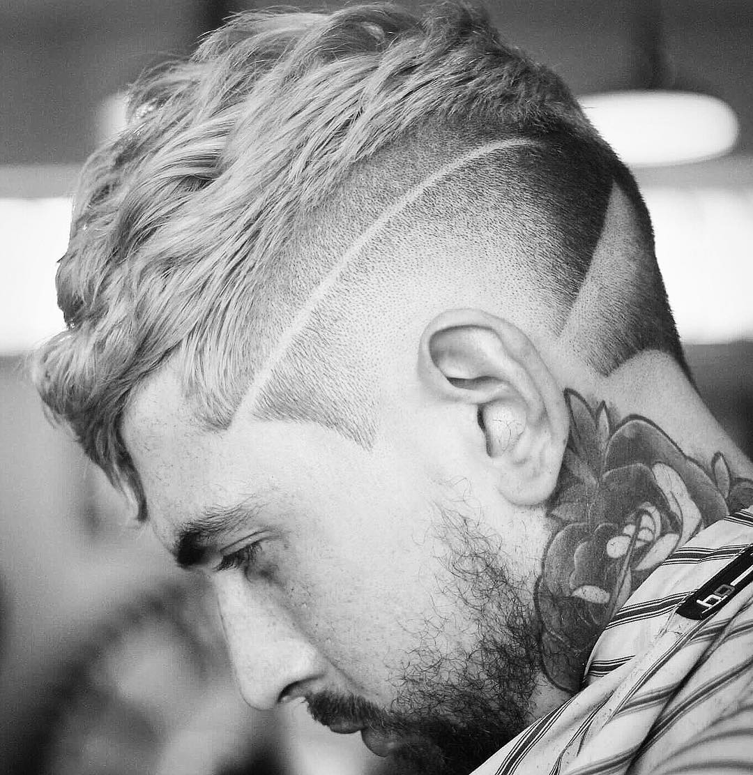 barber.josh.o.p short textured haircut with hair design