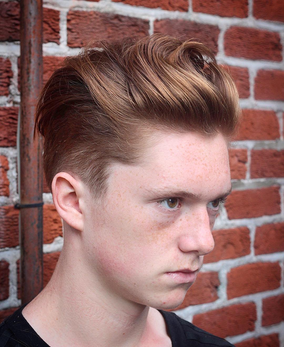 barbermikethomas long mens hairstyle on top fringe