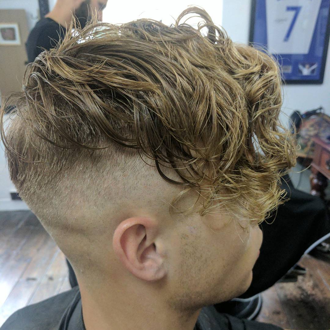 ross_blue_steel_barber long curly hair undercut mens hairstyle