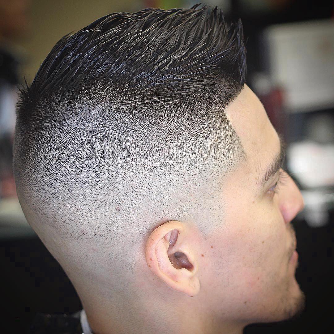 short haircut high fade