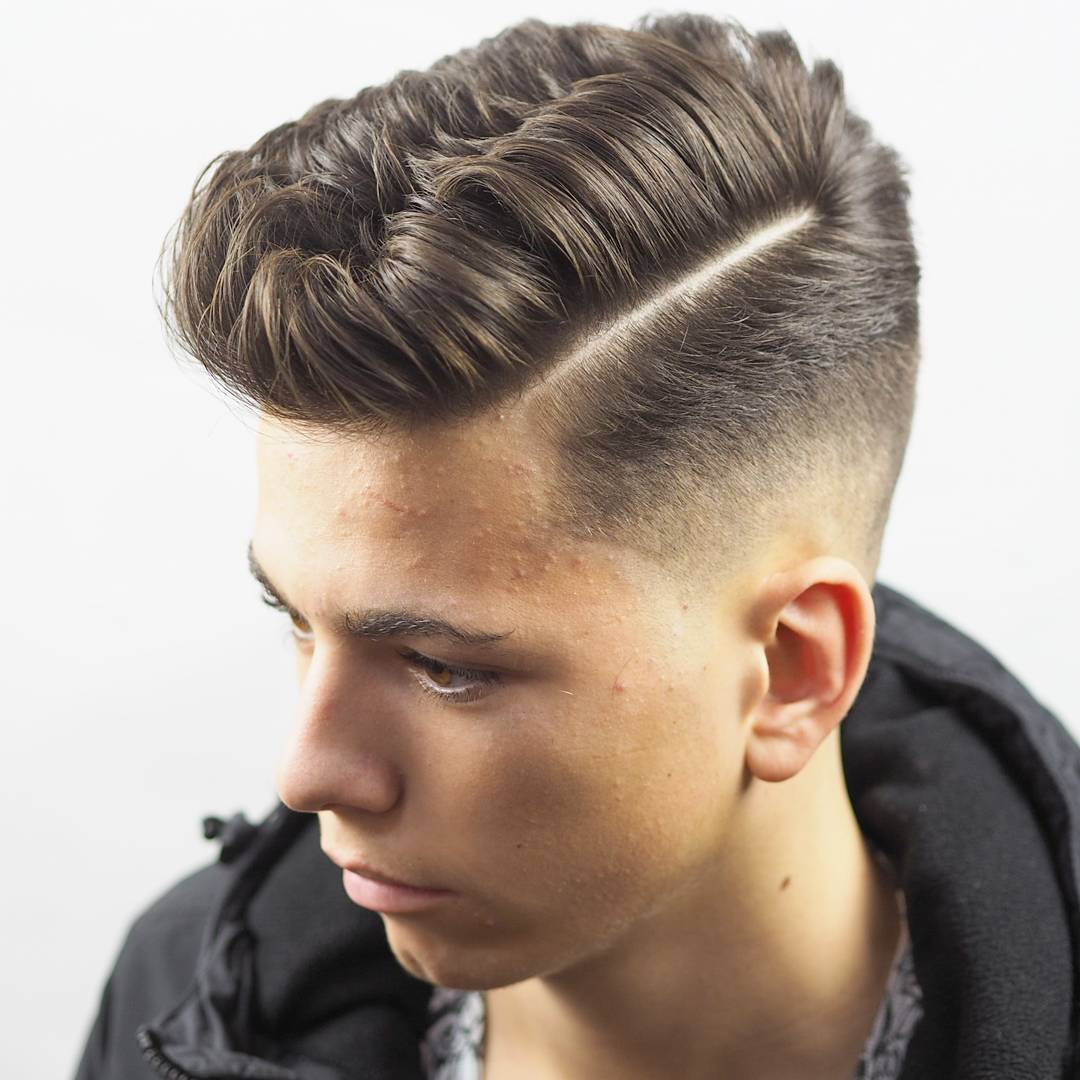 side hairstyles for guys