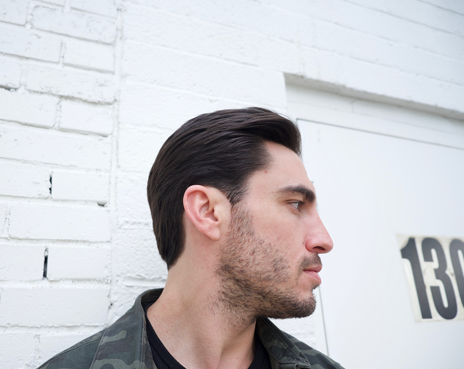 groovyhair slicked back mens haircut