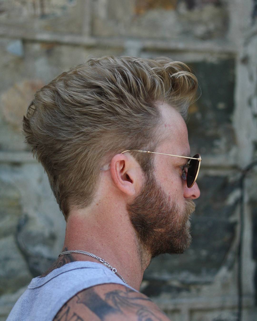 Modern men's hairstyle with flow