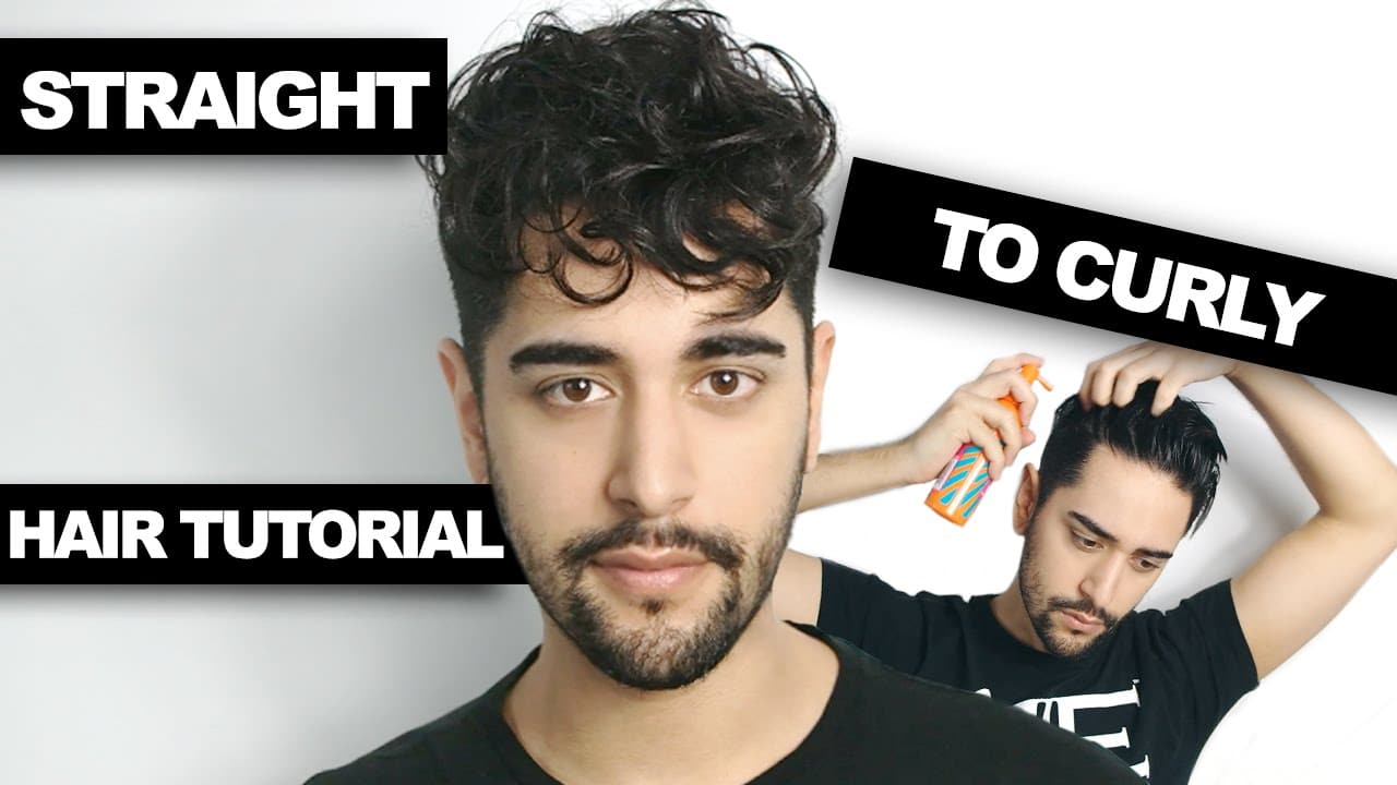 How To Get Curly Hair (Men's Tutorial)