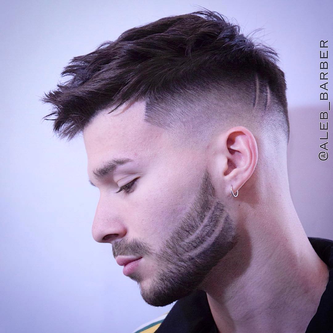 aleb_barber short textured haircut for men