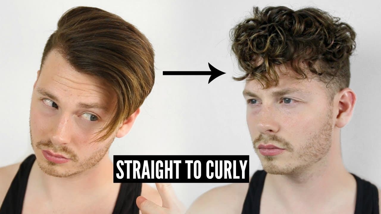 How To Get Curly Hair Men S Tutorial