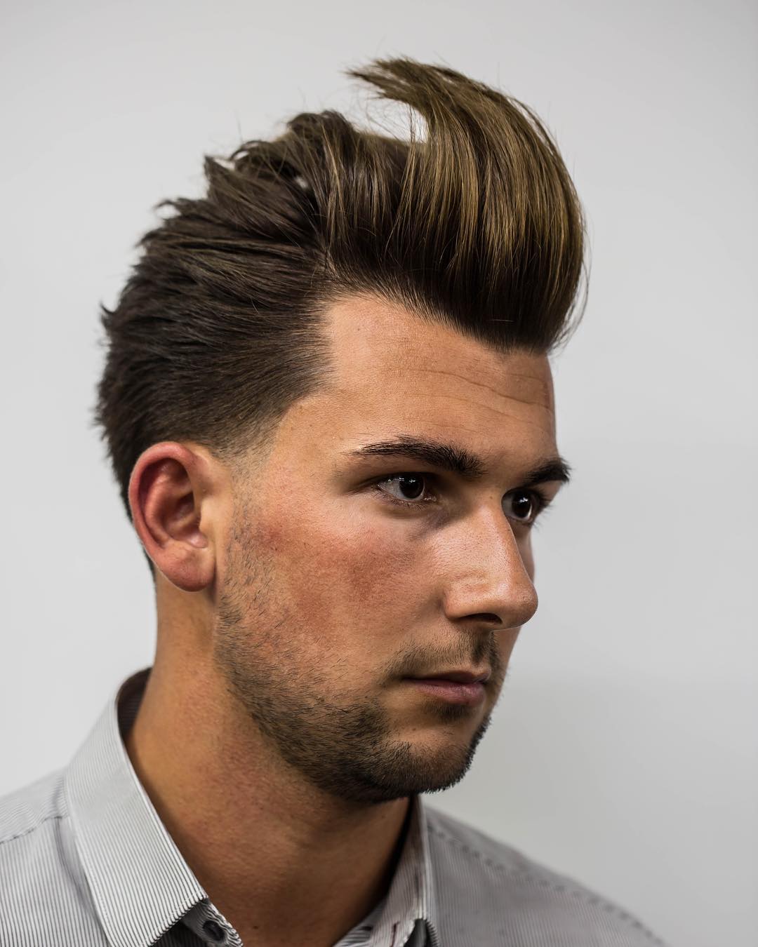 tombaxter_hair taper haircut for men long fringe