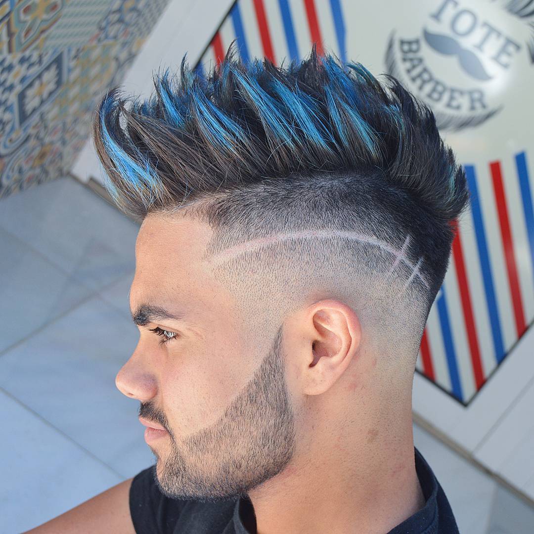 tote_barber mohawk fade hairstyles for men 2018