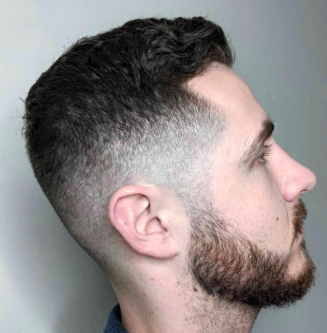 ychromebarbering short haircut for thick wavy hair men