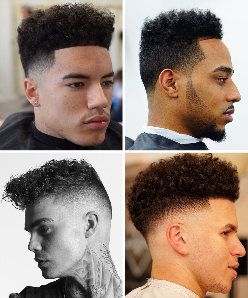 curly high top fade haircut