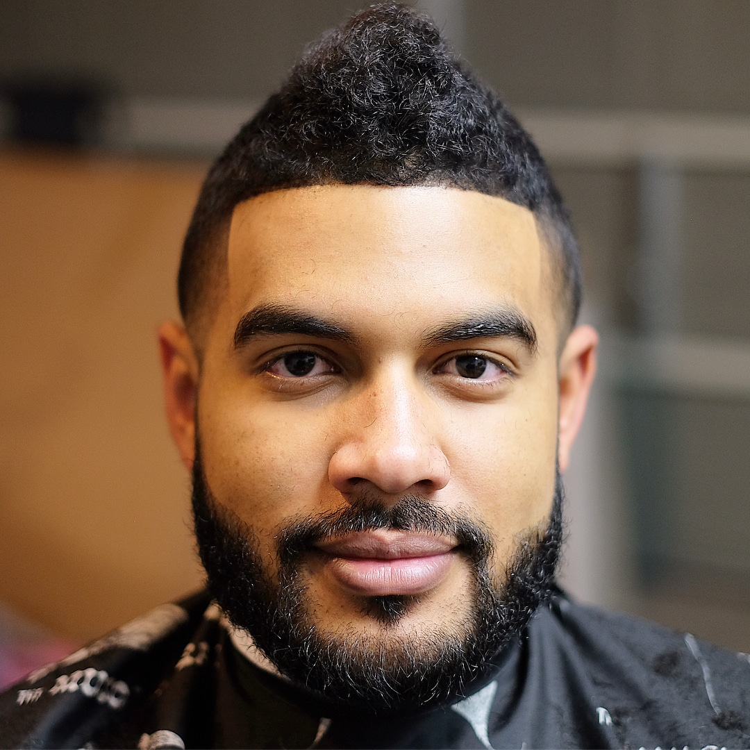 mohawk haircuts for curly hair men