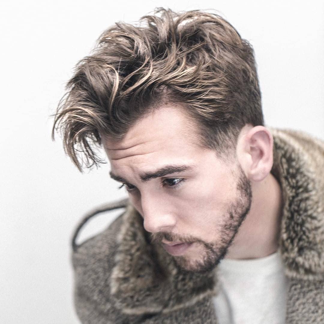 messy hairstyles for men