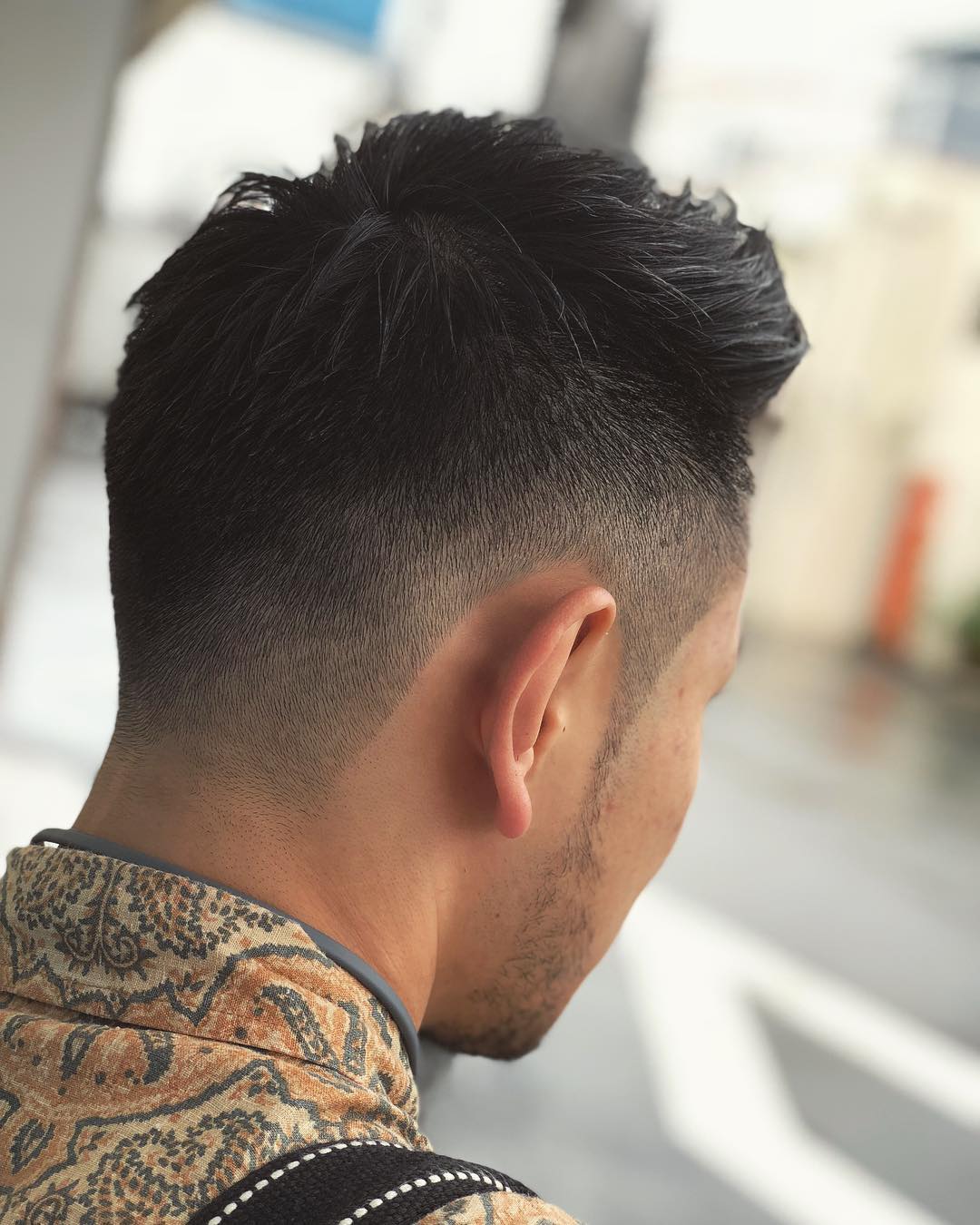 Shadow fade haircut