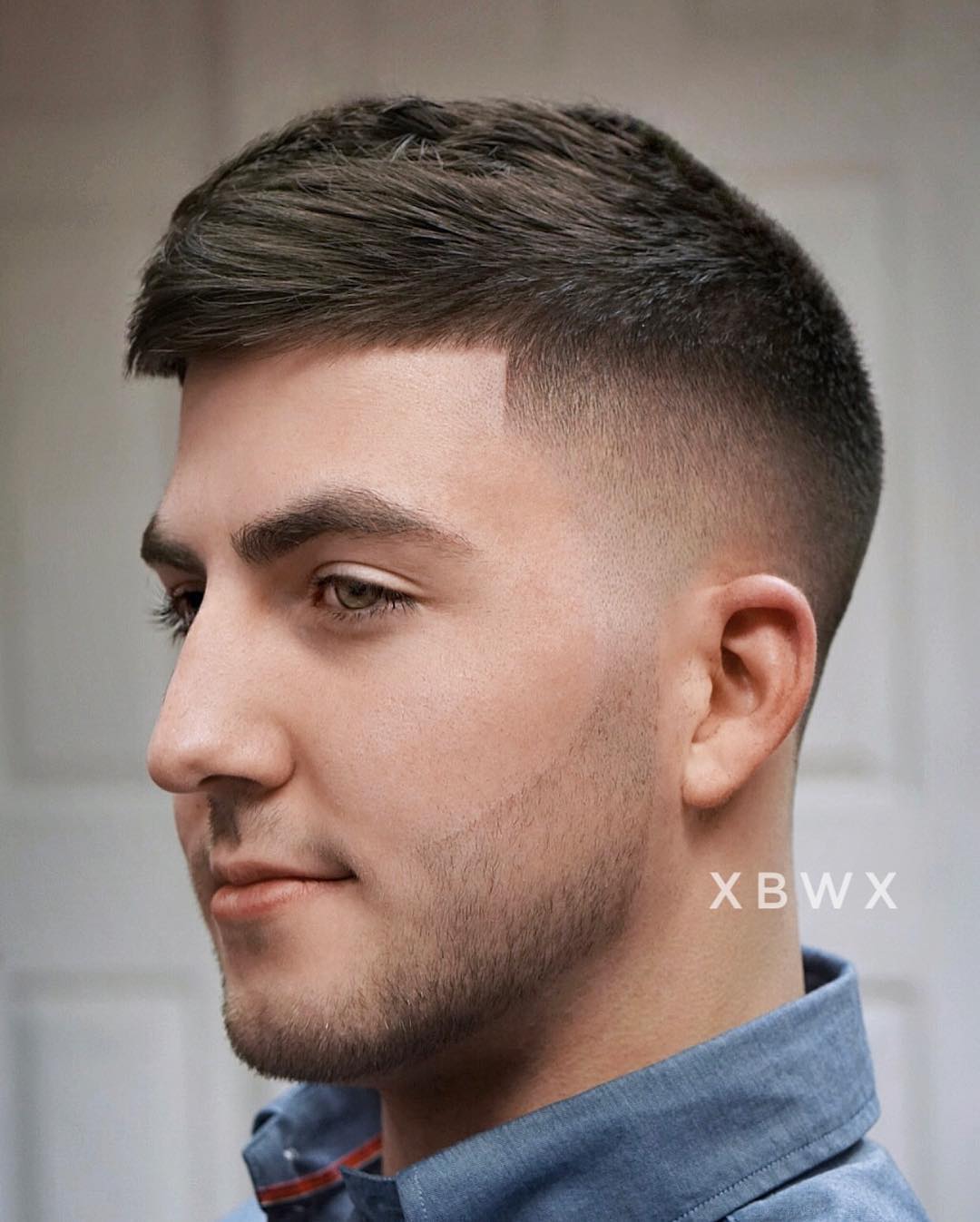 Mid fade haircut