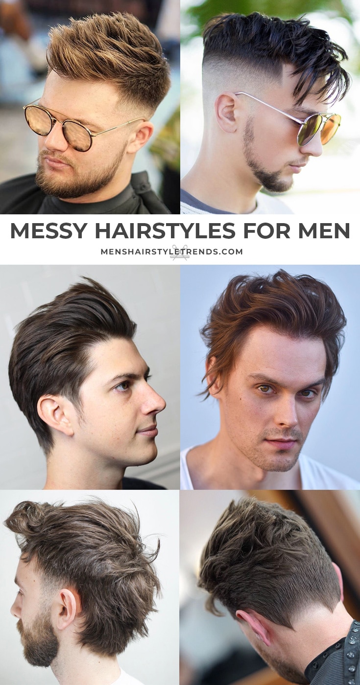 Best messy hairstyles for men