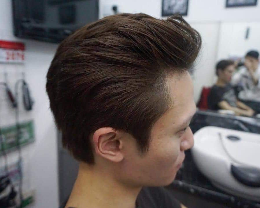 Nowoczesny pompadour