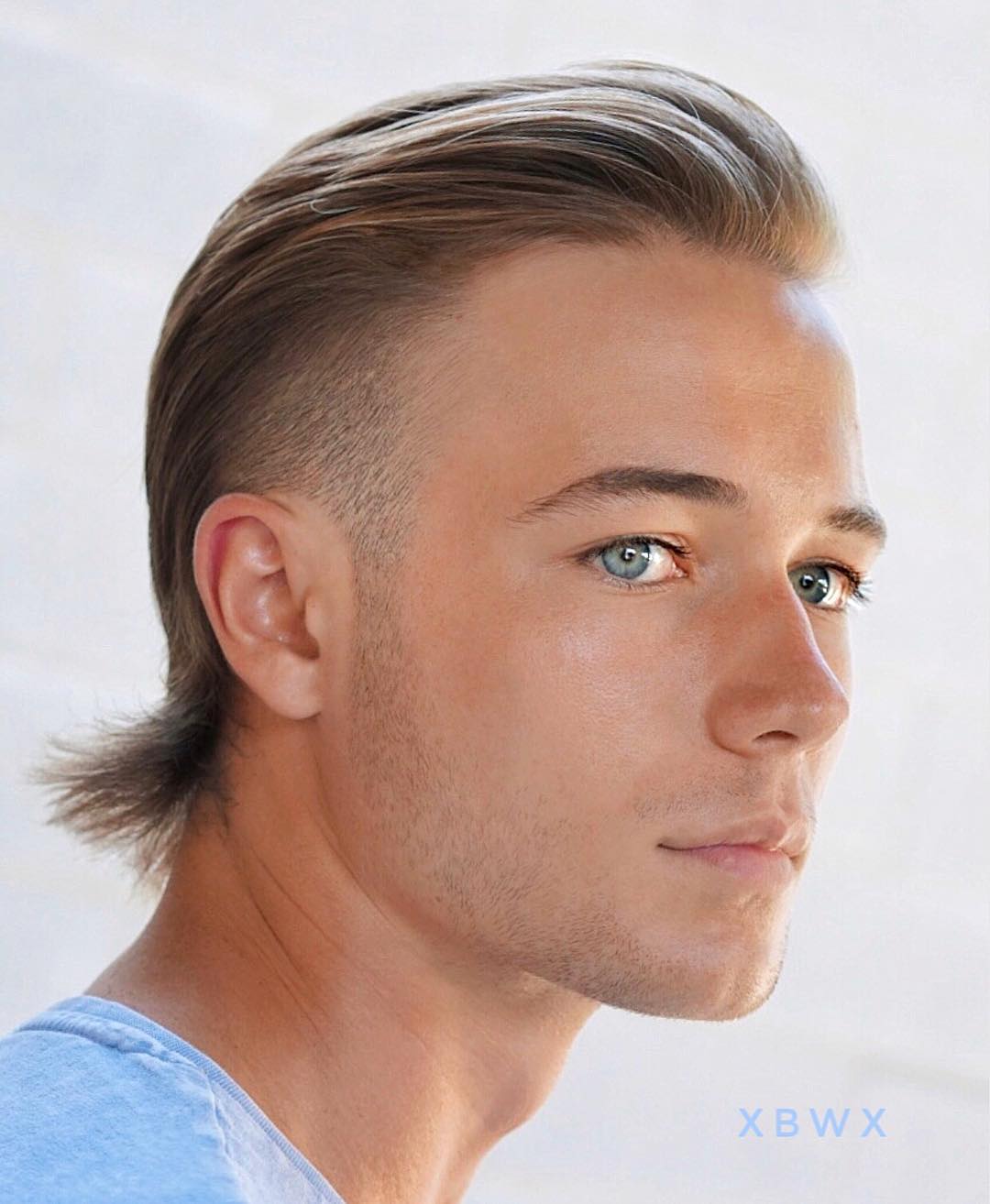 Hockey haircut mullet