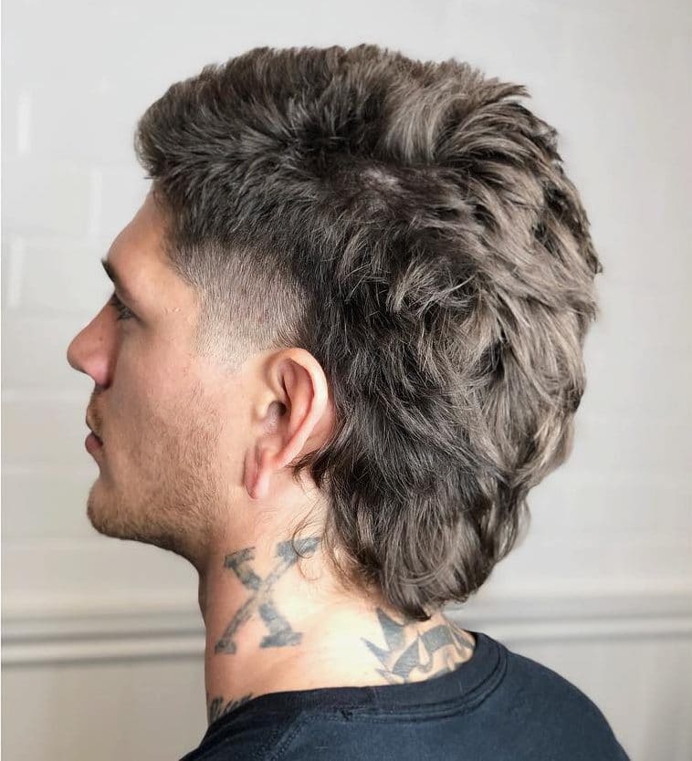 Corte de pelo de hombre salmonete