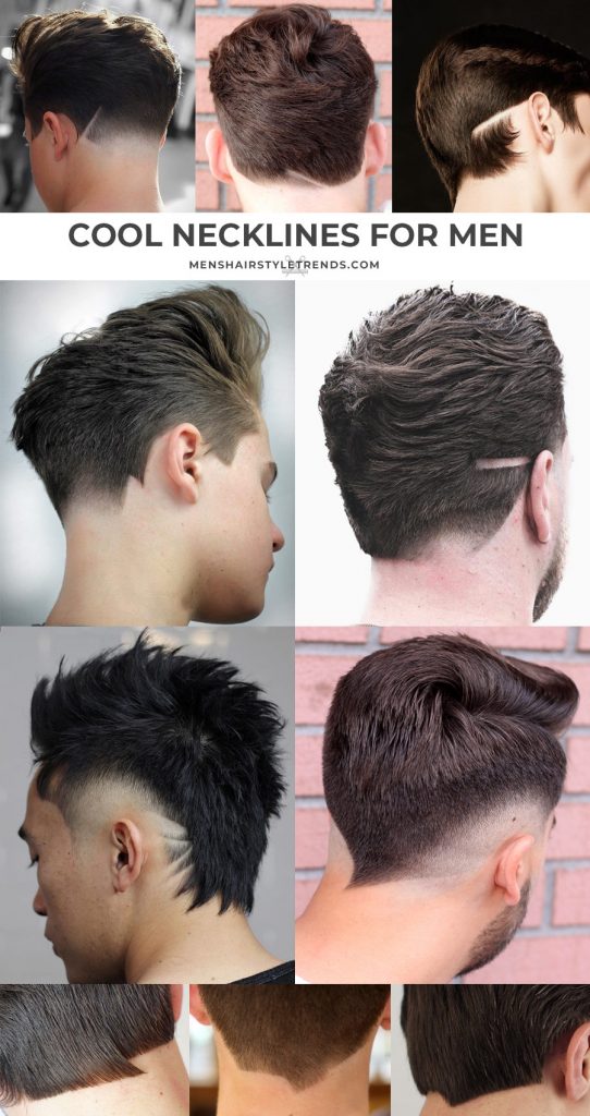 New Ways To Wear Men S Haircut Necklines