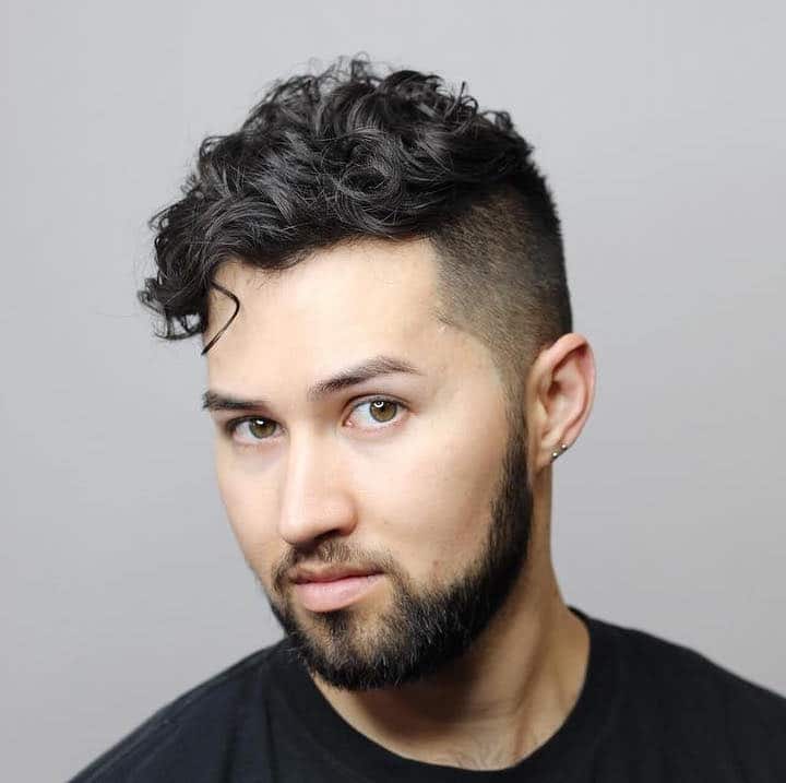 Periphery with Undercut-30 Modern Curly Undercut Haircuts for Men